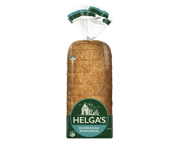 Helgas Loaf Sourdough Wholemeal 750 g