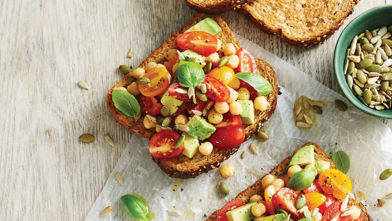 Breakfast bruschetta